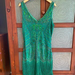Green Flapper Dress